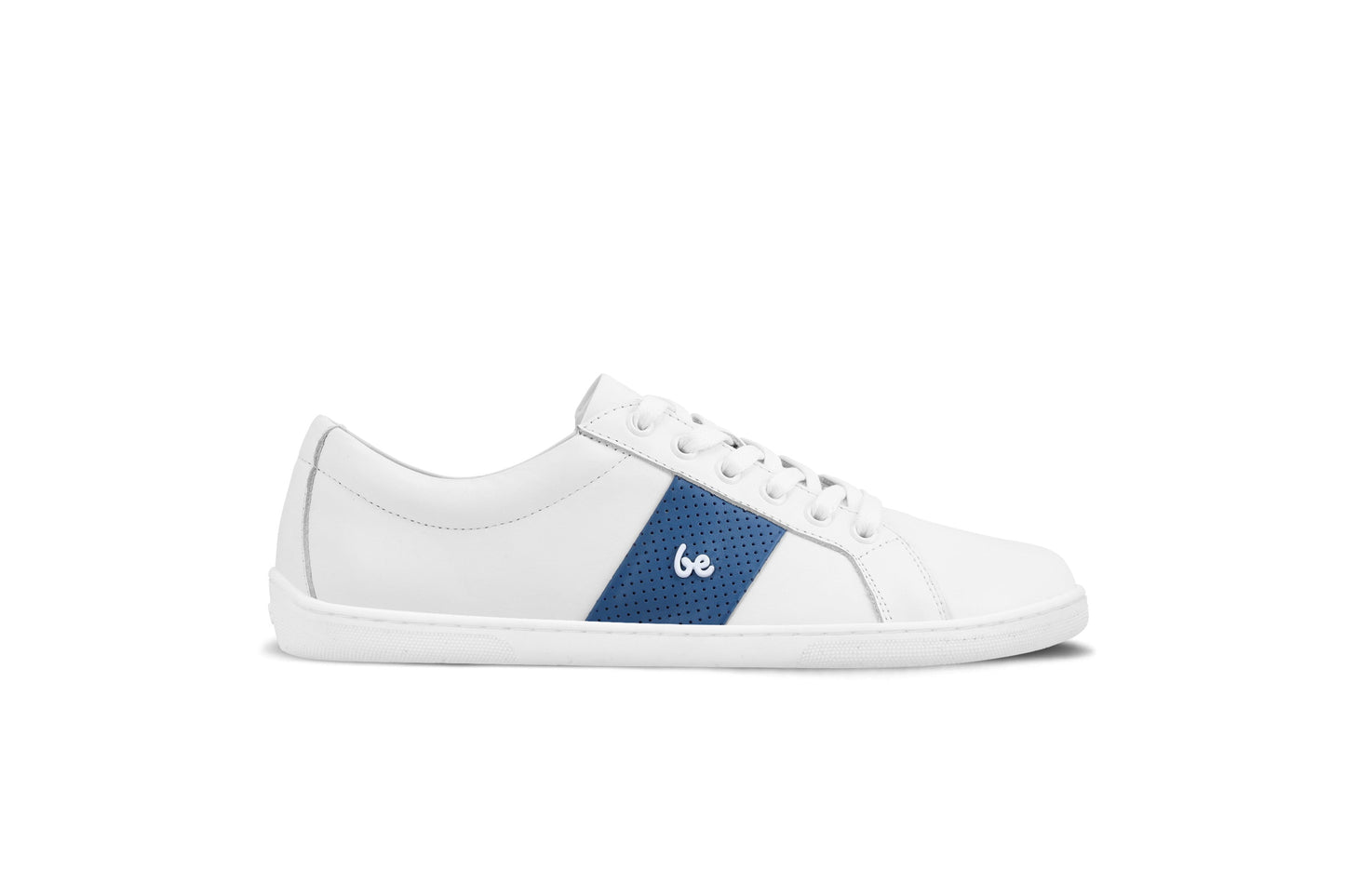 Be Lenka - Elite White & Dark Blue - Deportivas barefoot