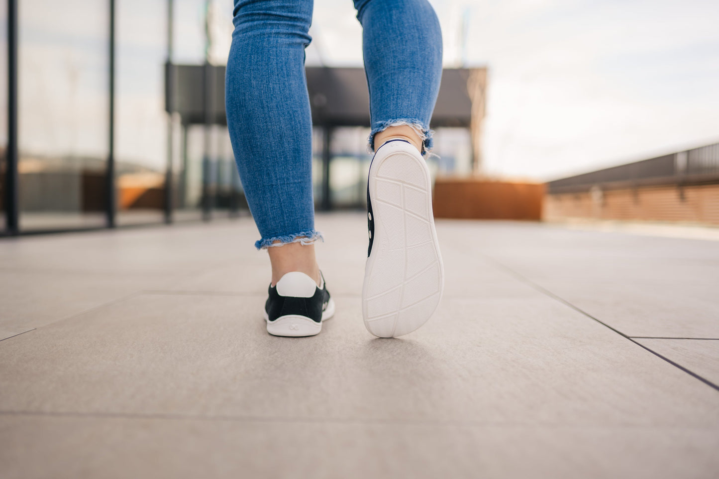 Be Lenka - Rebound Black & White - Deportivas barefoot