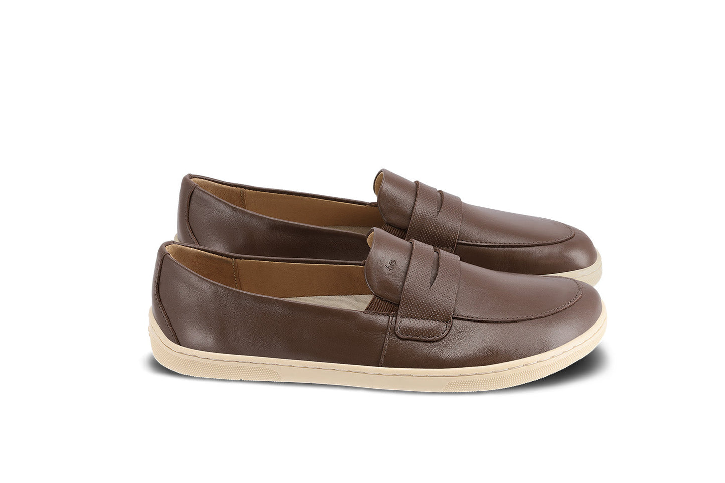 Be Lenka Buena - Dark Brown & Beige - Mocasines Barefoot