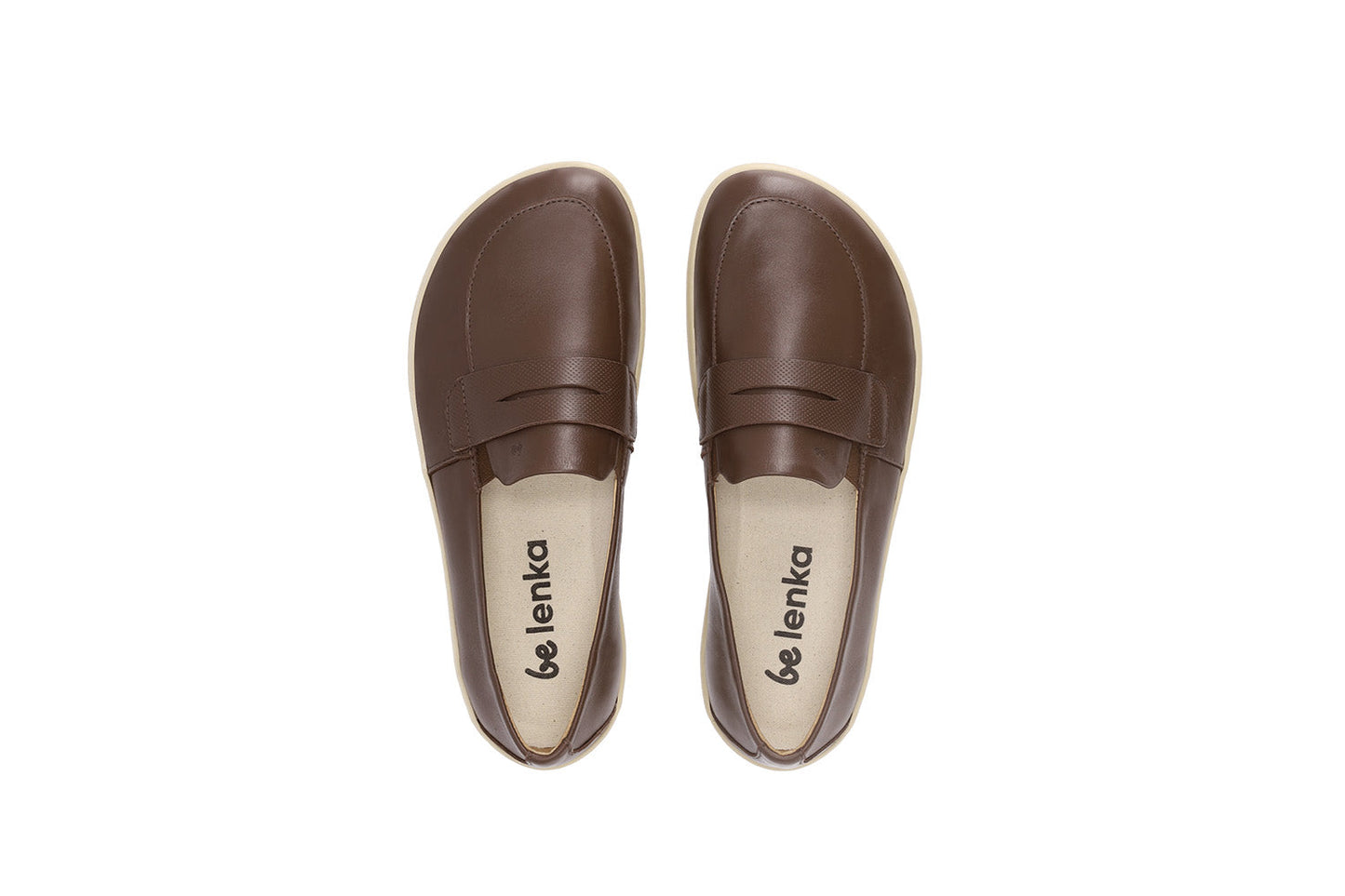 Be Lenka Buena - Dark Brown & Beige - Mocasines Barefoot