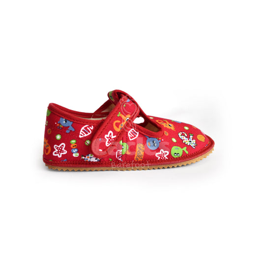 Beda - Slippers BF 060010/W - Red Fish