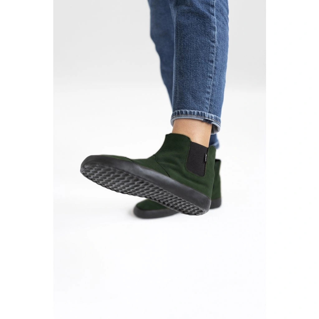 Bohempia - Rola botas chelsea barefoot - Green & Black