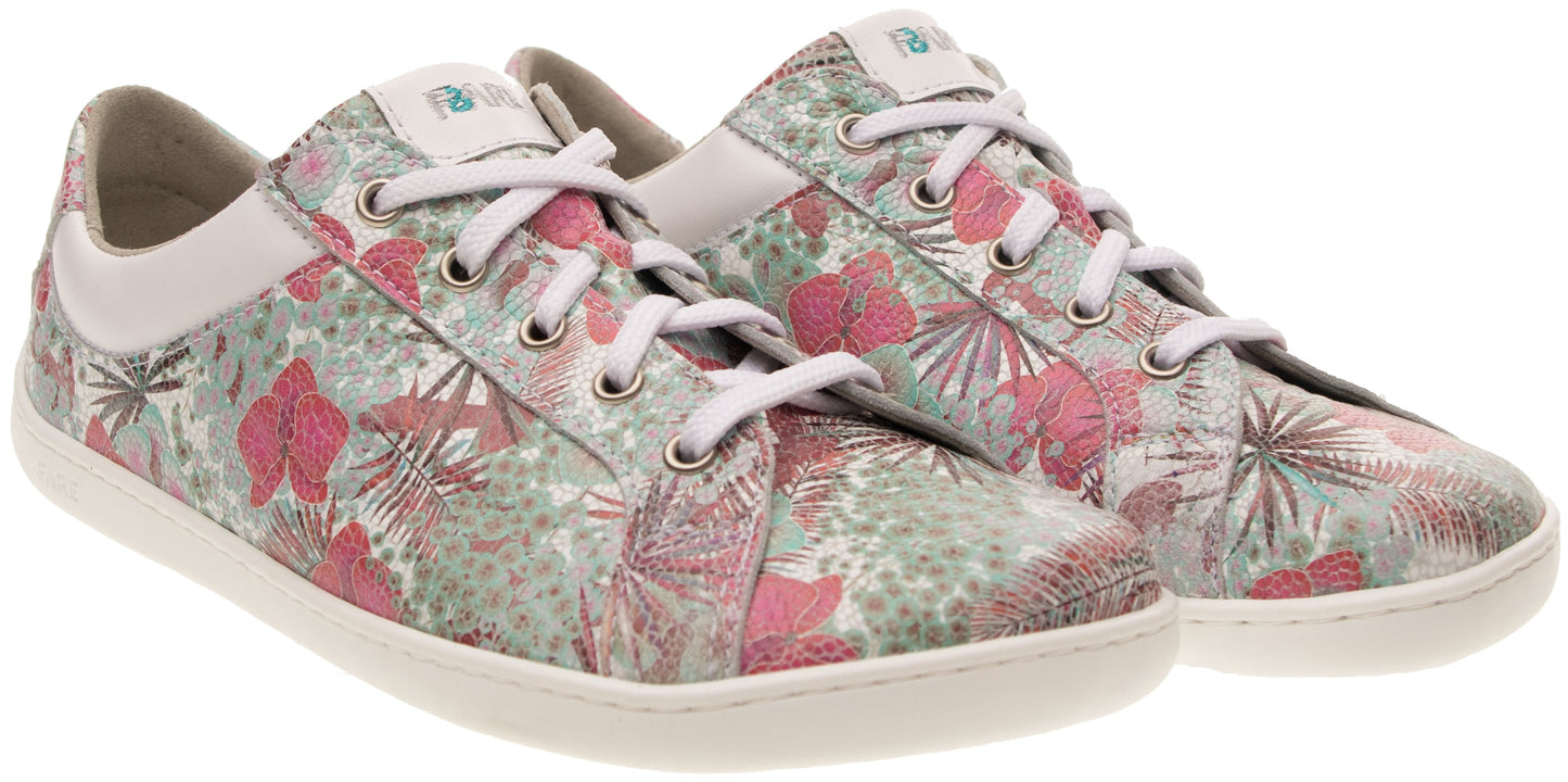 Fare Bare - B5712131 Azura Flower Verde - Deportivas barefoot cuero