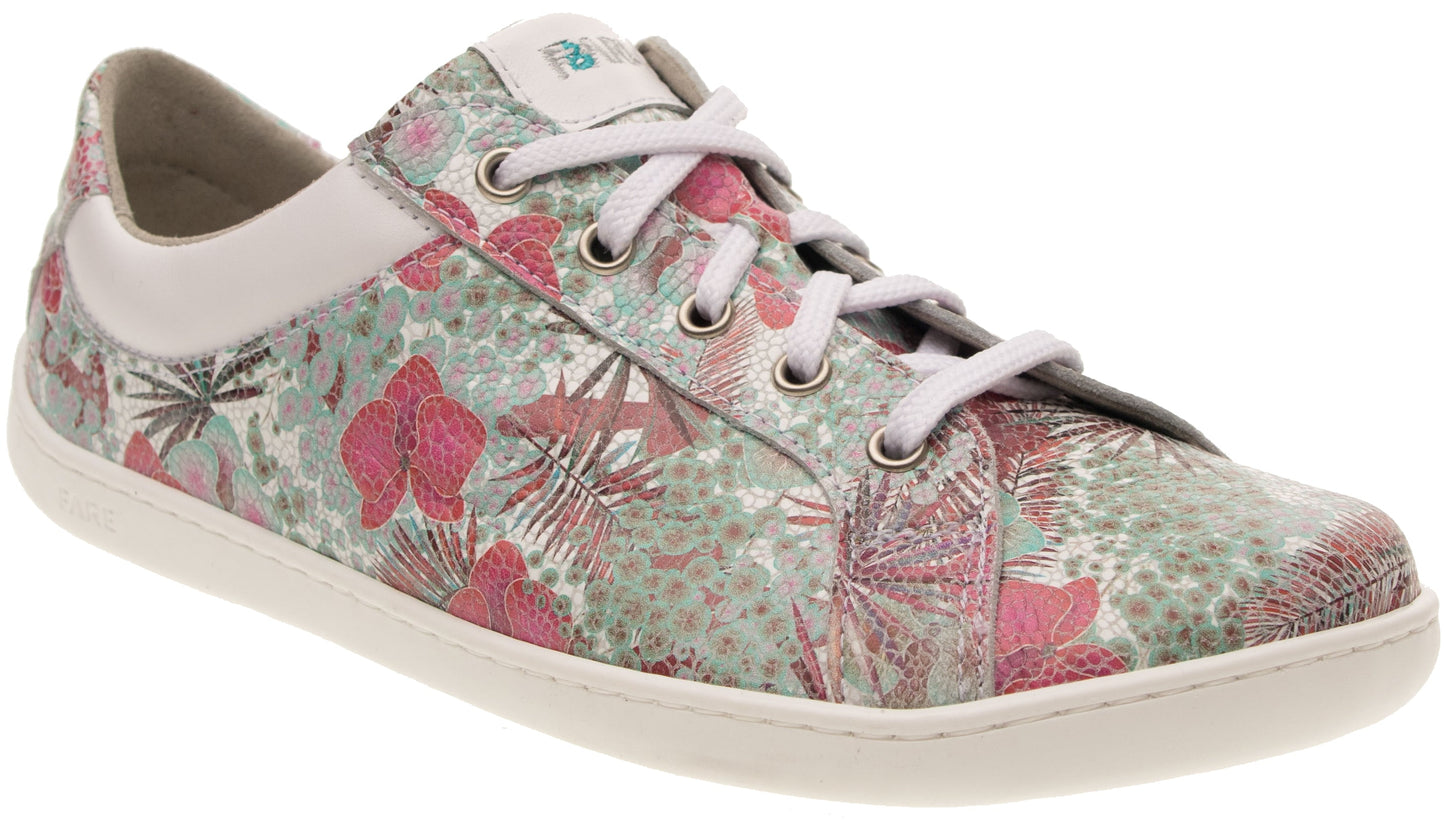 Fare Bare - B5712131 Azura Flower Verde - Deportivas barefoot cuero