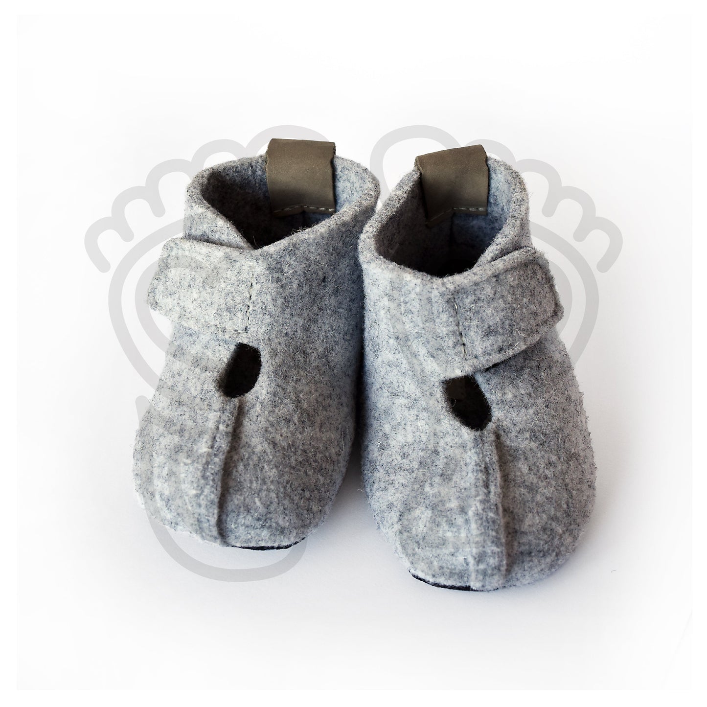 Omaking - Kaku Grey -  zapatillas de casa barefoot de lana