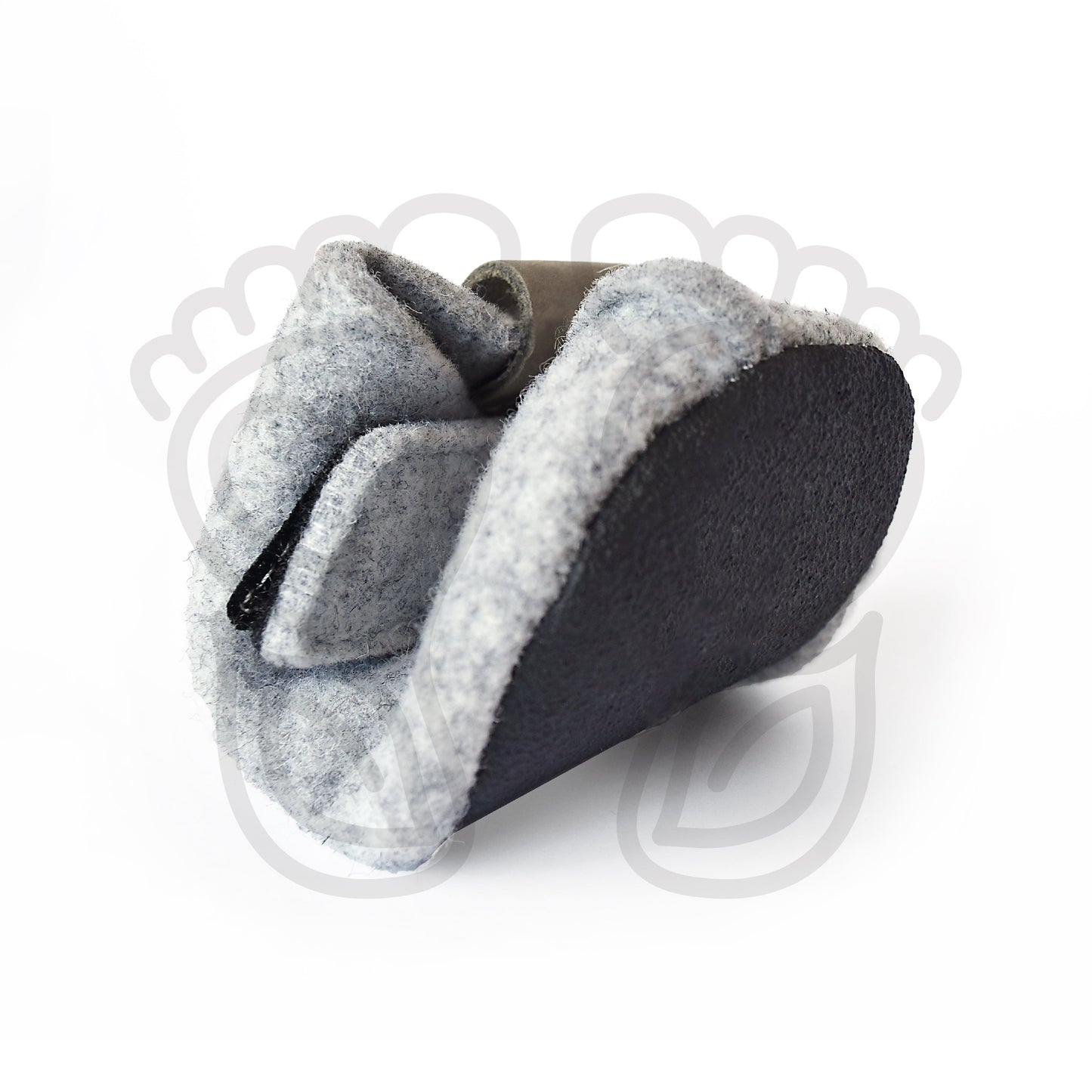 Omaking - Kaku Grey -  zapatillas de casa barefoot de lana