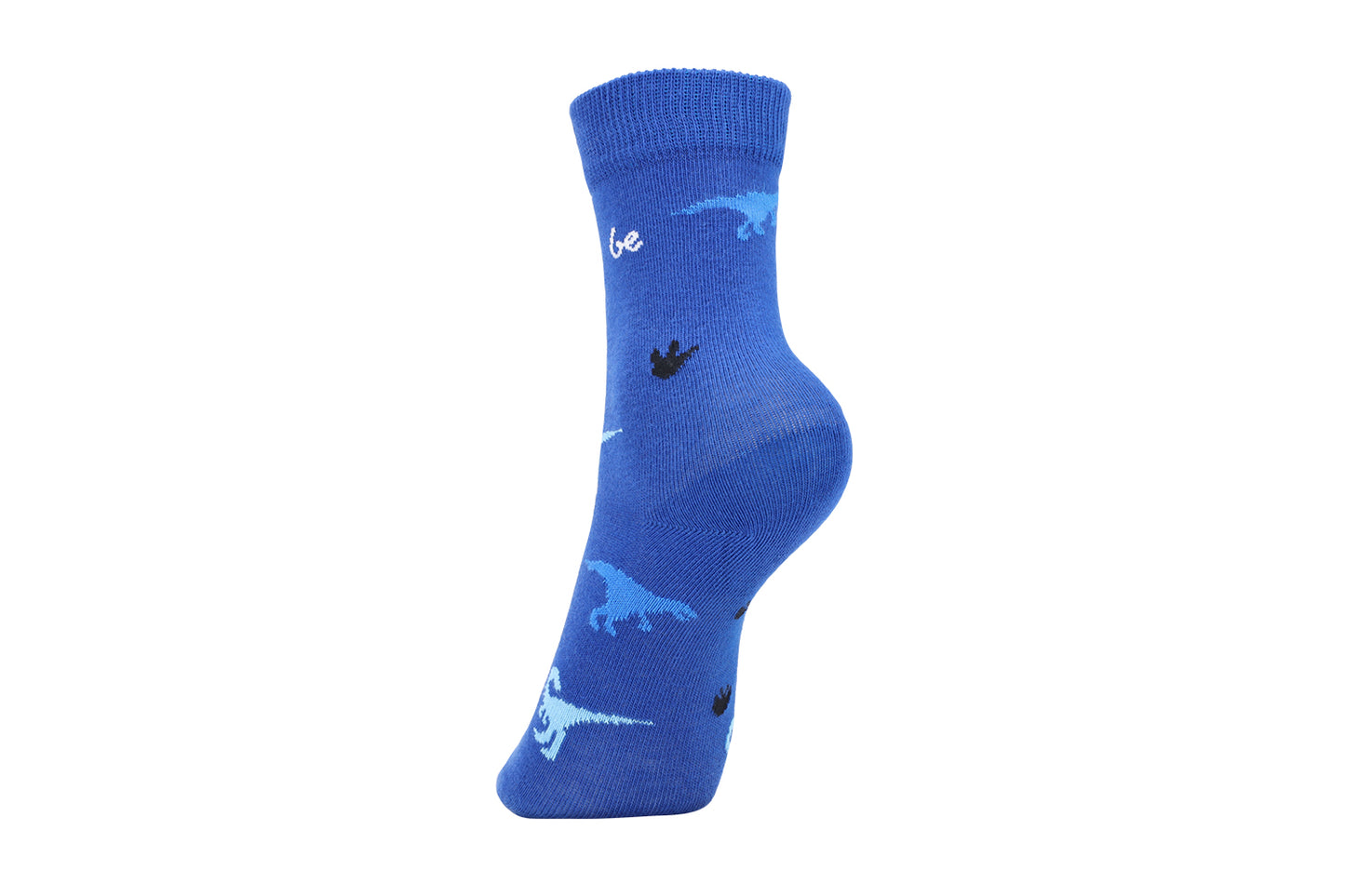 Be Lenka Kids - Crew Dino Royal Blue 3 pack - Calcetines barefoot