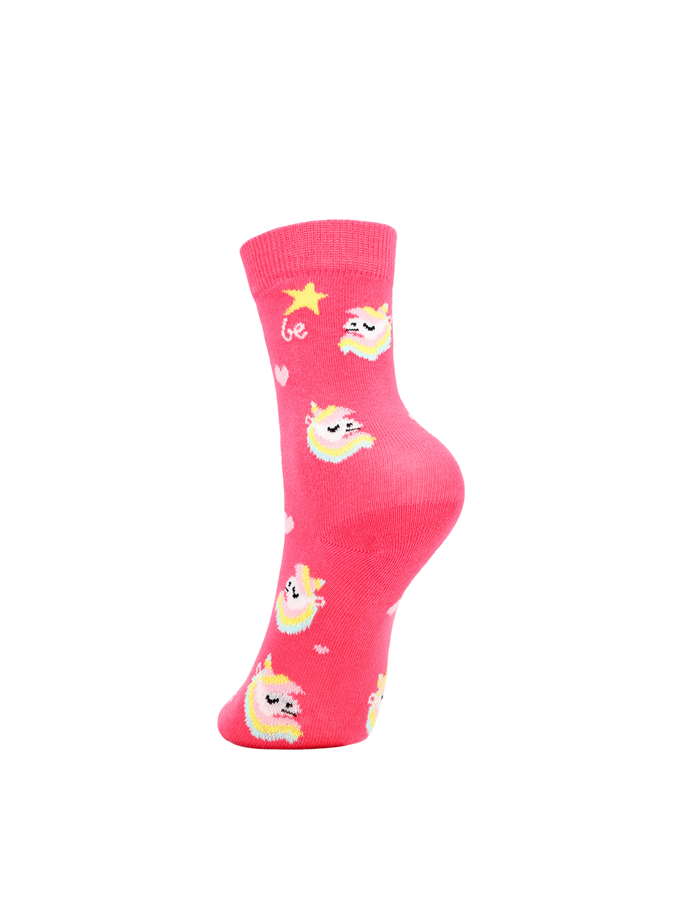 Be Lenka Kids - Crew Unicorn BubleGum Pink 3 pack - Calcetines barefoot