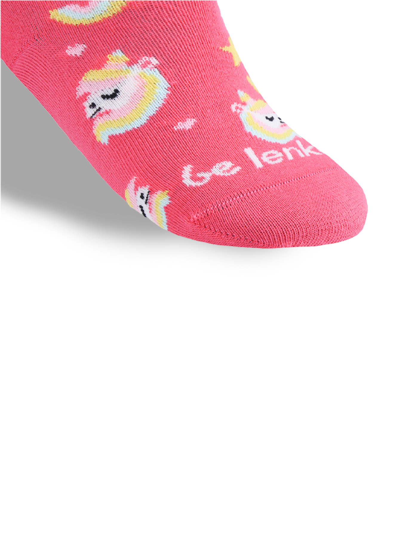 Be Lenka Kids - Crew Unicorn BubleGum Pink 3 pack - Calcetines barefoot