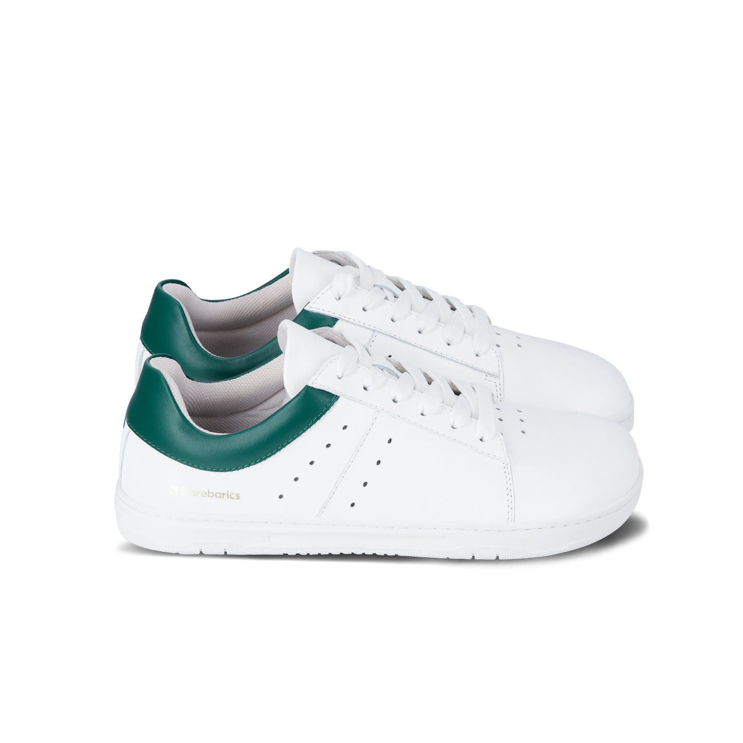 Barebarics - Enigma White & Dark Green - Deportivas barefoot