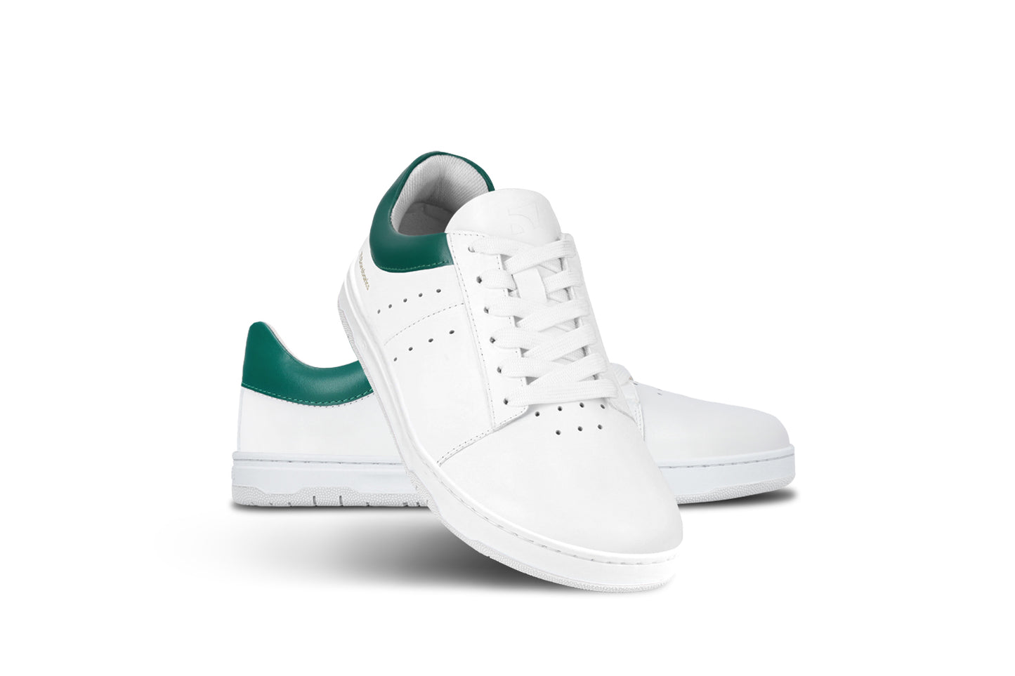 Barebarics - Enigma White & Dark Green - Deportivas barefoot