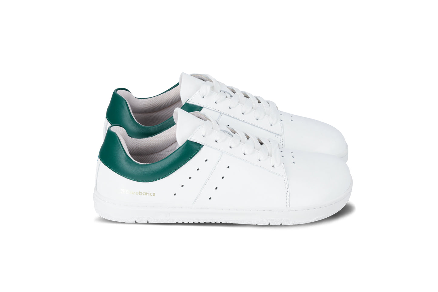 Barebarics - Enigma White & Dark Green - Deportivas barefoot