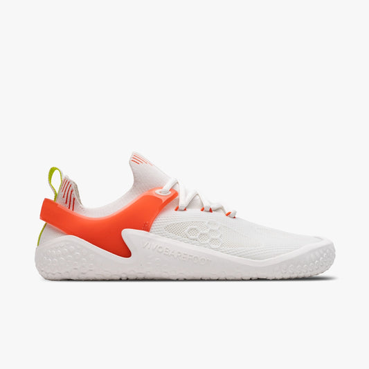 VIVOBAREFOOT - Motus Strength White Scarlett Ibis - Deportivas minimalistas para entrenamiento de alto nivel / fuerza