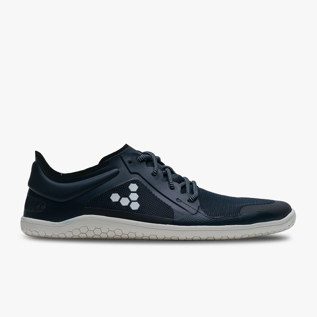 VIVOBAREFOOT - Primus Lite III Navy - Zapatillas descalzas para entrenamiento funcional/peso/uso diario deportivo